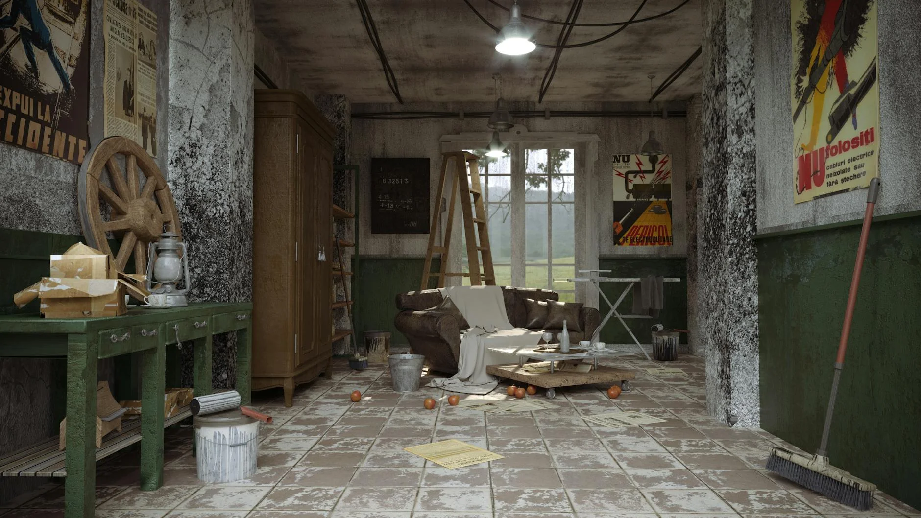 Game development 3D lighting VR scene Unity editor